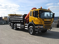 NIEUWE SCANIA AUTOKRAAN MET MILIEU VRIENDELIJKE EURO5 MOTOR INGEBRUIK NIEUWE SCANIA AUTOKRAAN MET MILIEU VRIENDELIJKE EURO5 MOTOR INGEBRUIK